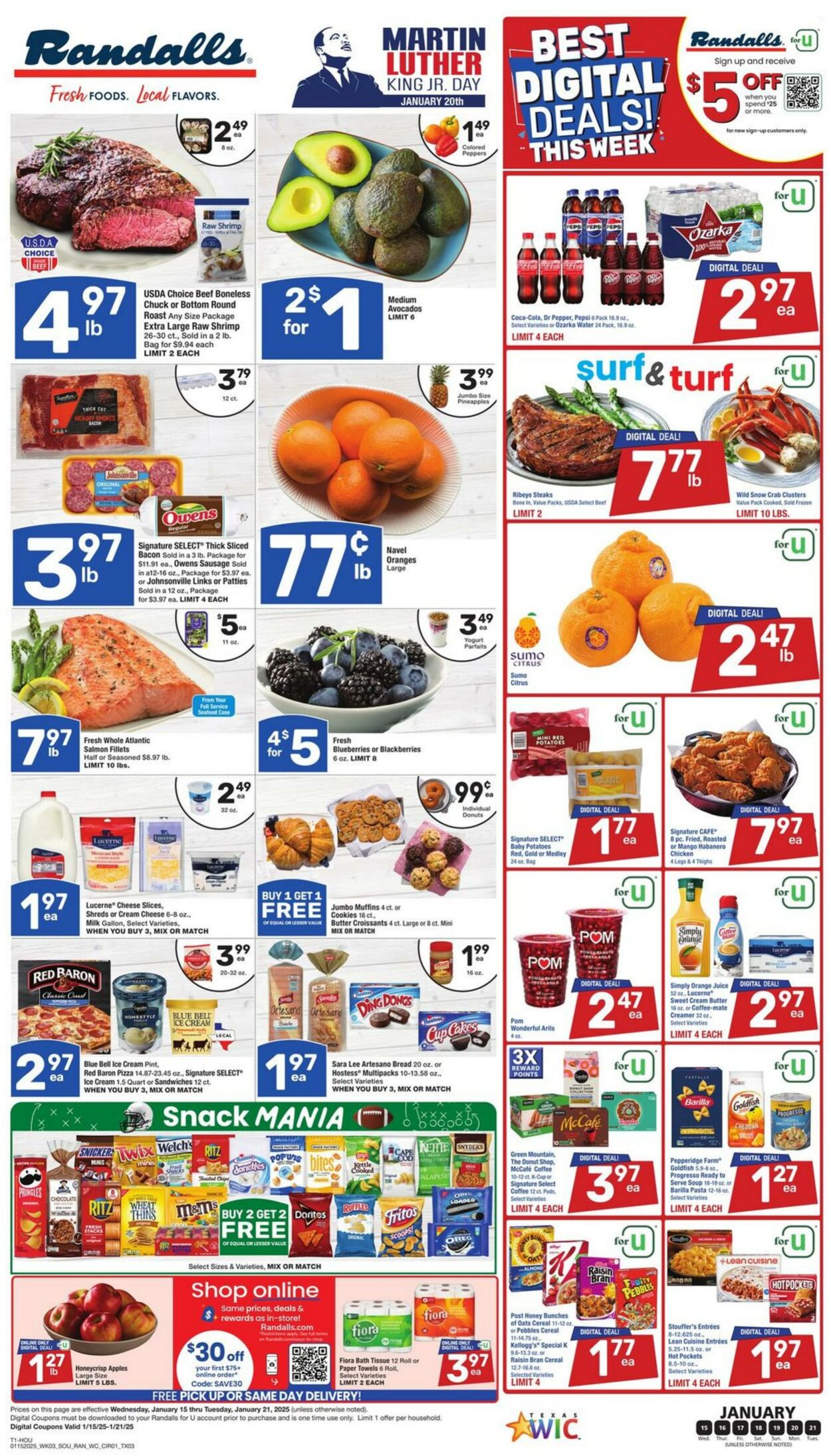 Weekly ad Randalls 01/15/2025 - 01/21/2025