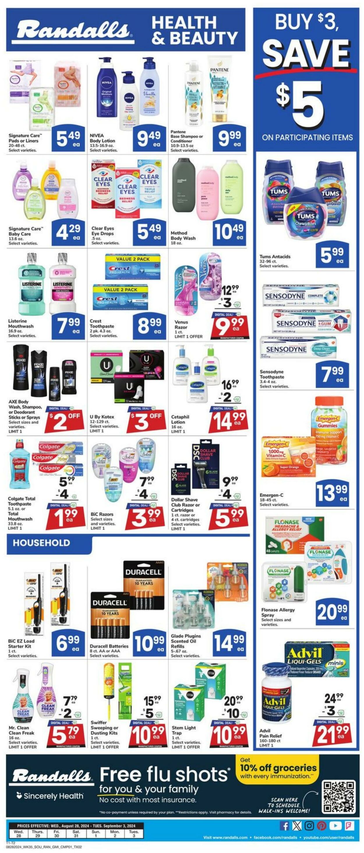 Weekly ad Randalls 08/28/2024 - 09/03/2024