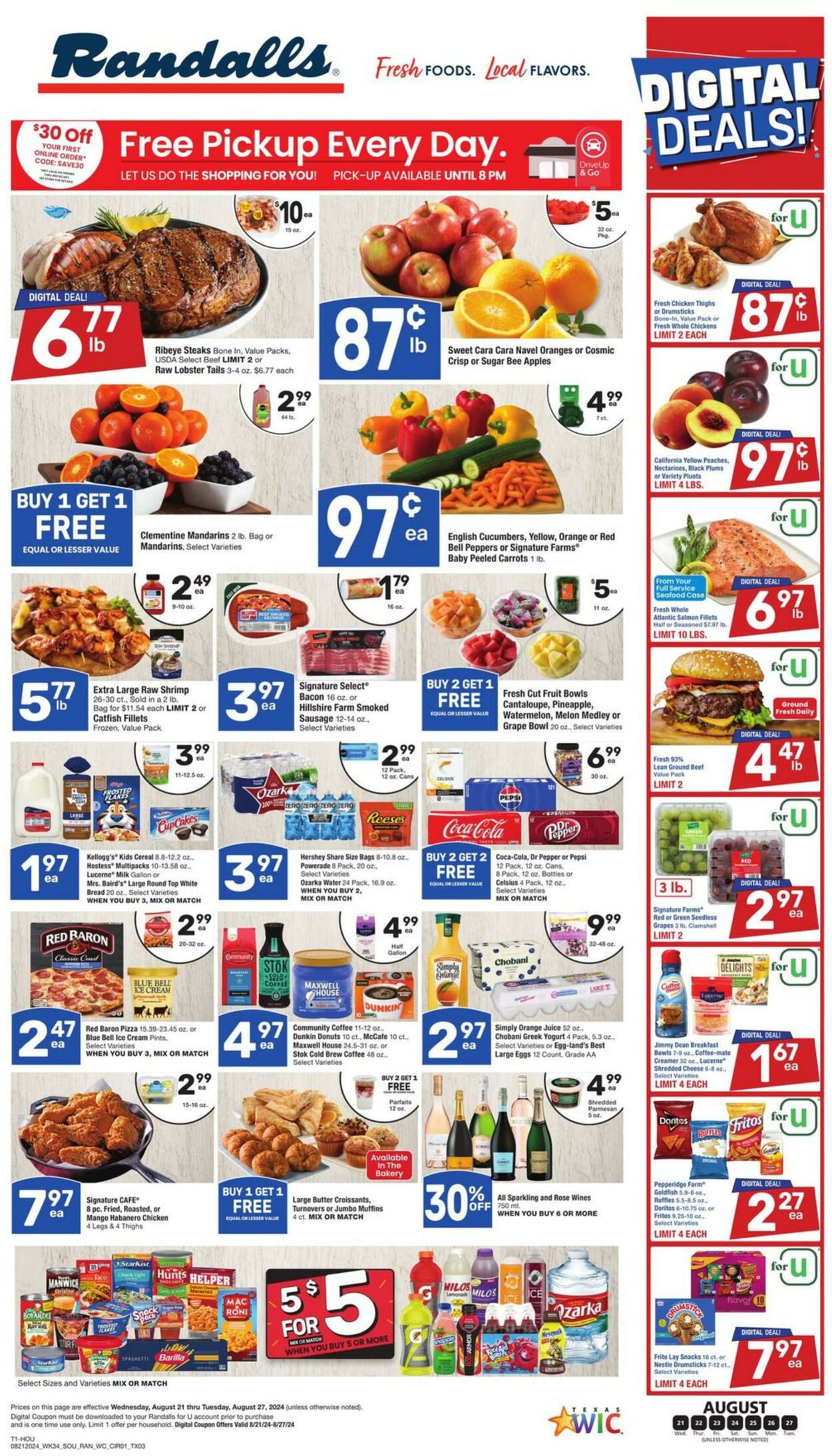 Weekly ad Randalls 08/21/2024 - 08/27/2024