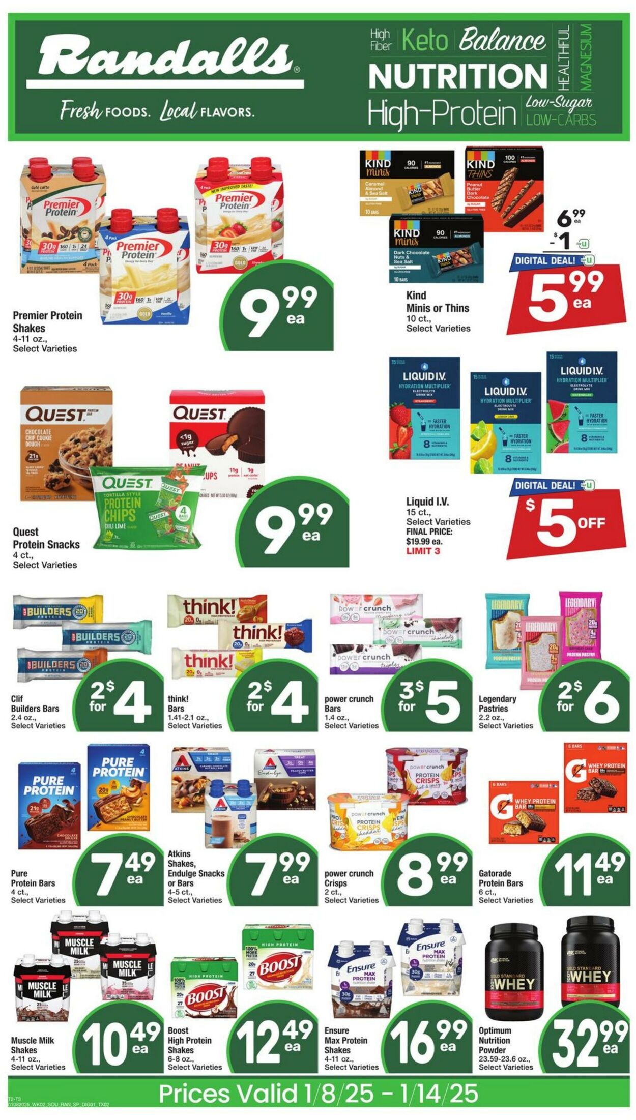 Weekly ad Randalls 01/08/2025 - 01/14/2025