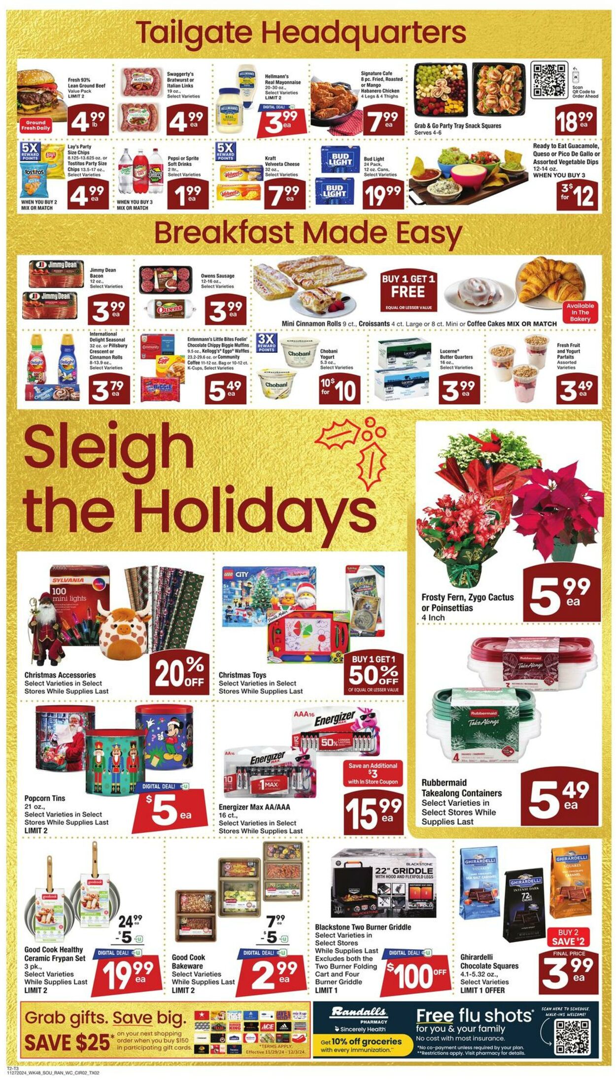 Weekly ad Randalls 11/29/2024 - 12/03/2024