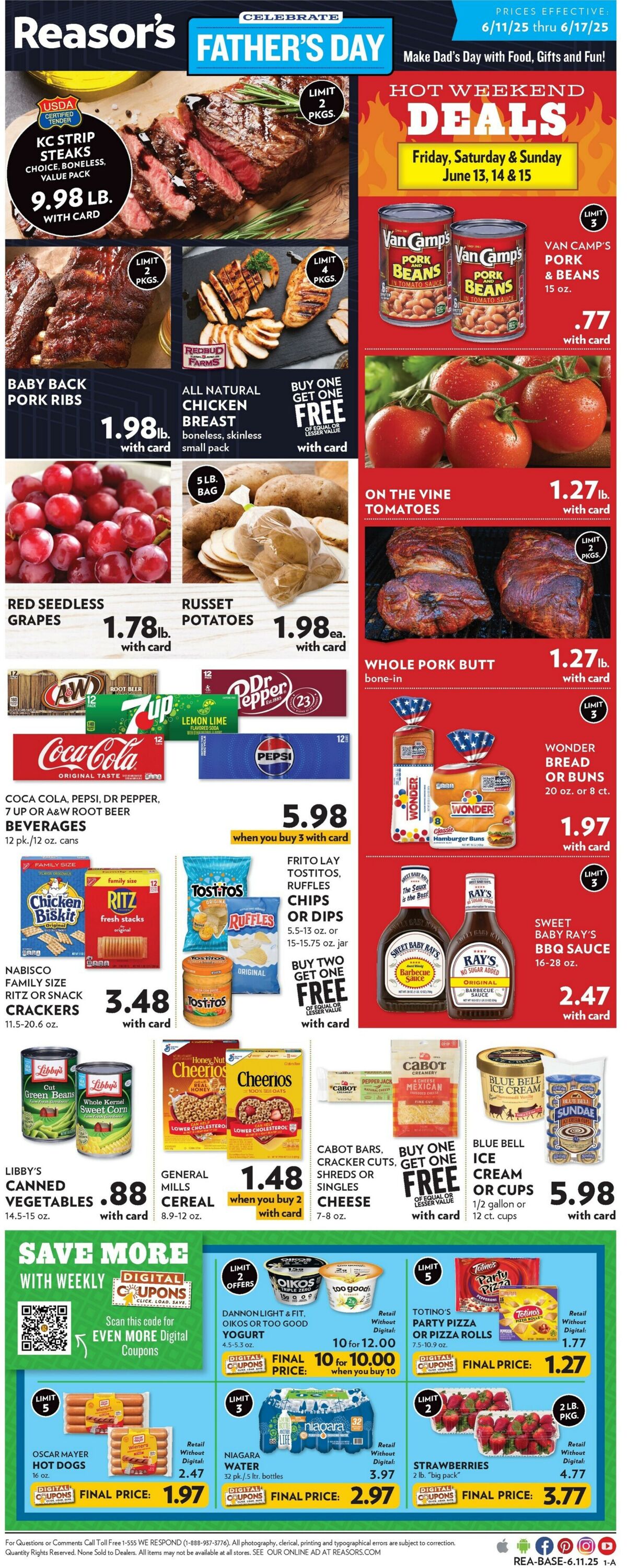 Weekly ad Reasor's 06/11/2025 - 06/17/2025