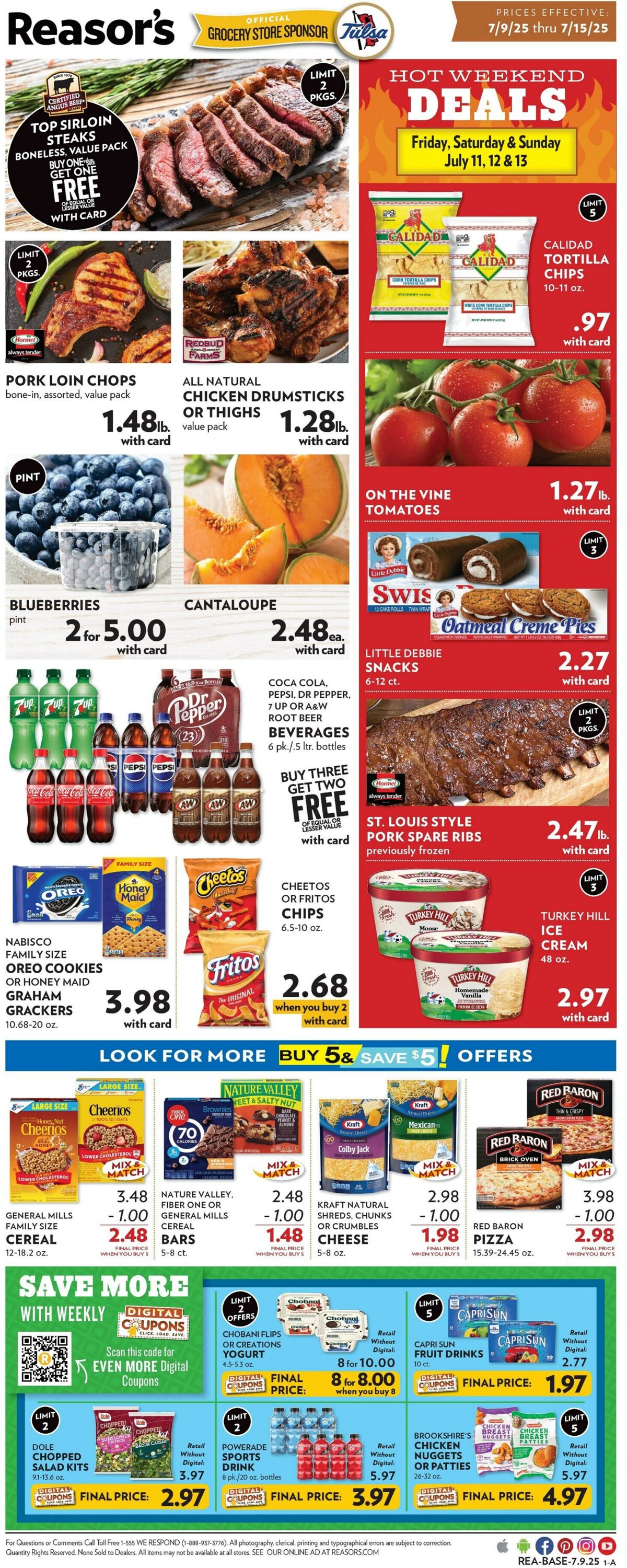 Weekly ad Reasor's 07/09/2025 - 07/15/2025