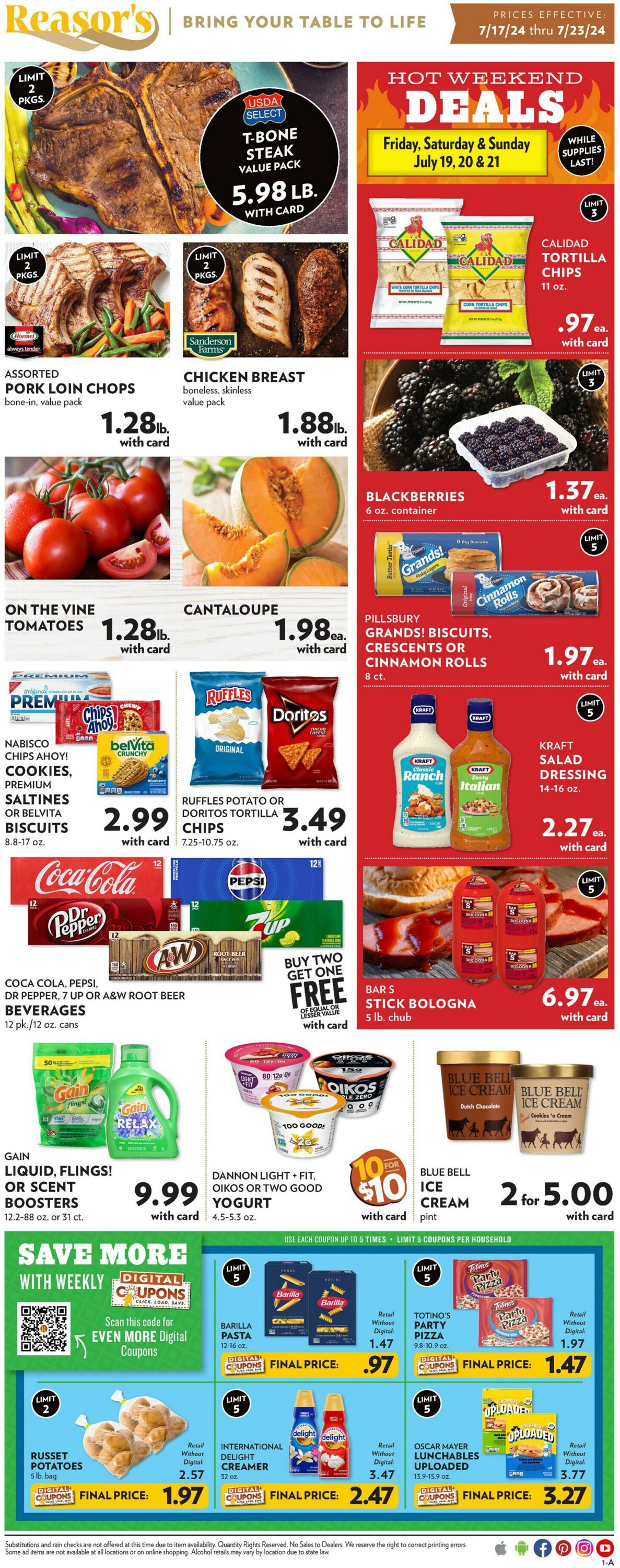 Weekly ad Reasor's 07/17/2024 - 07/23/2024