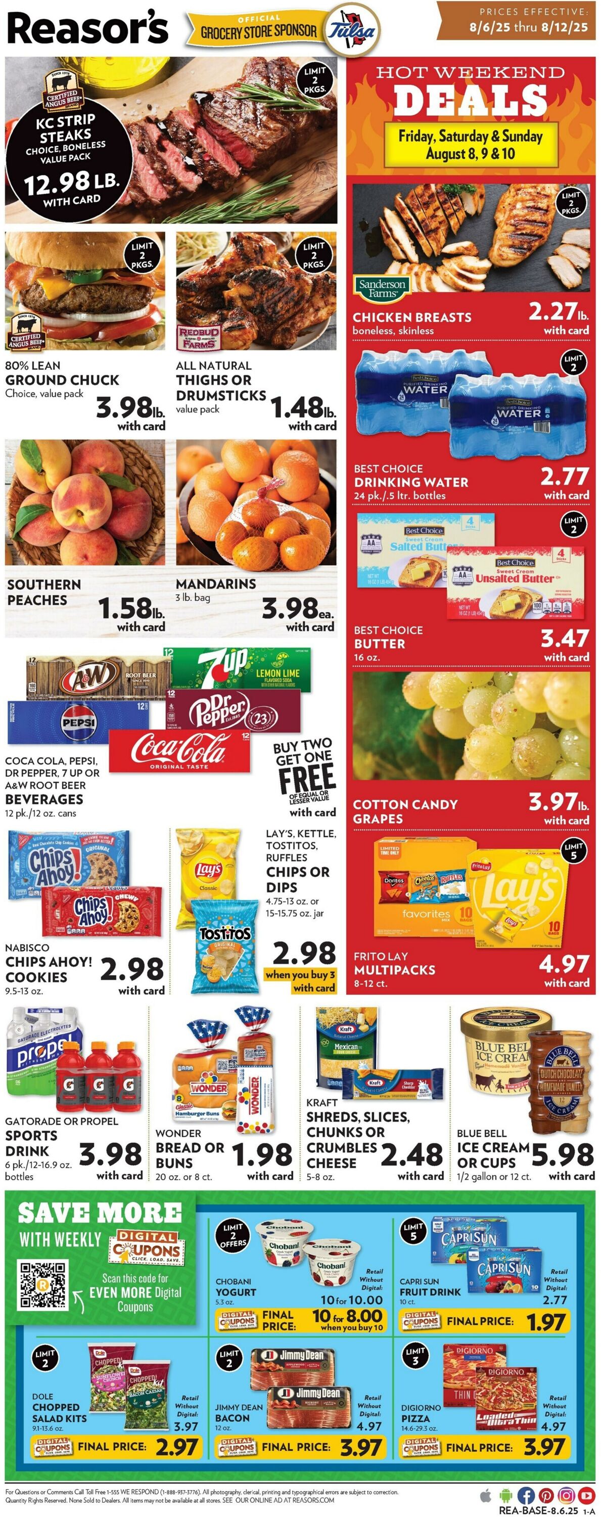 Weekly ad Reasor's 08/06/2025 - 08/12/2025