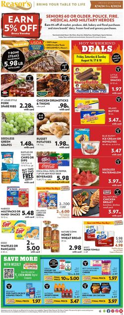 Weekly ad Reasor's 08/07/2024 - 08/13/2024