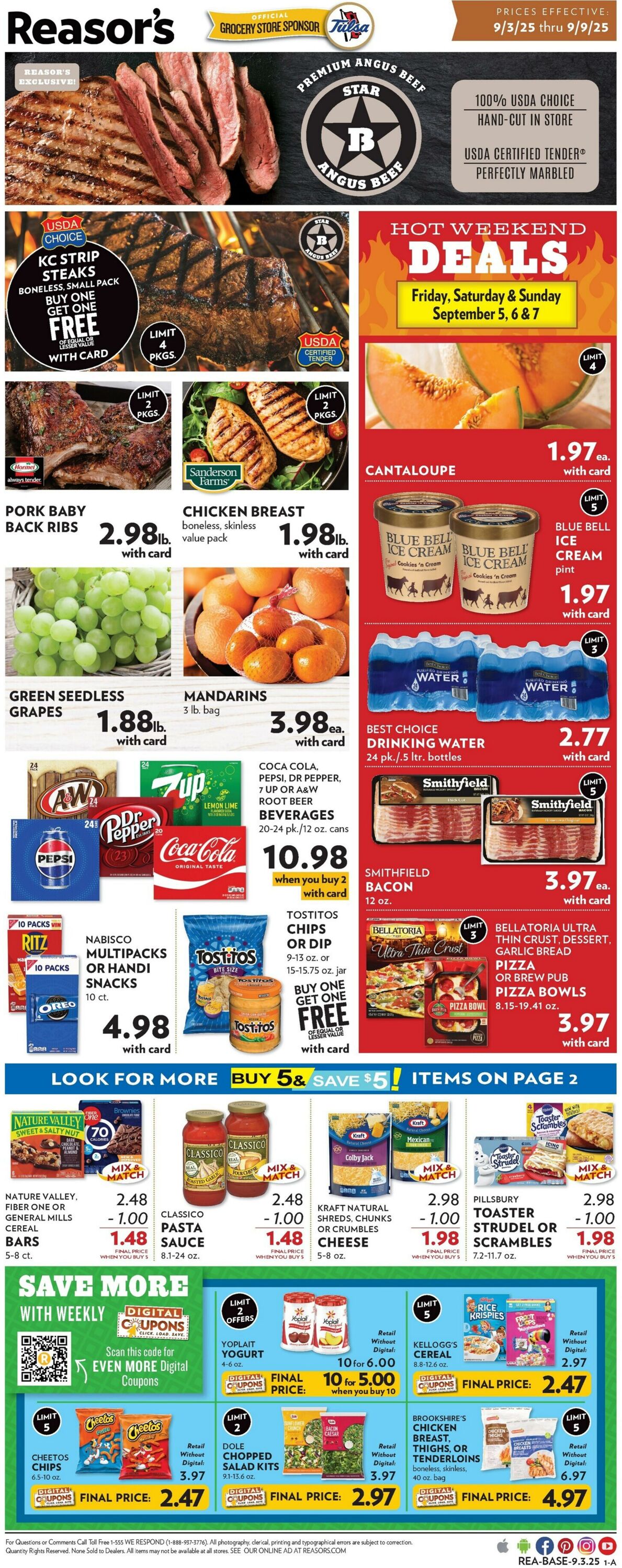 Weekly ad Reasor's 09/03/2025 - 09/09/2025