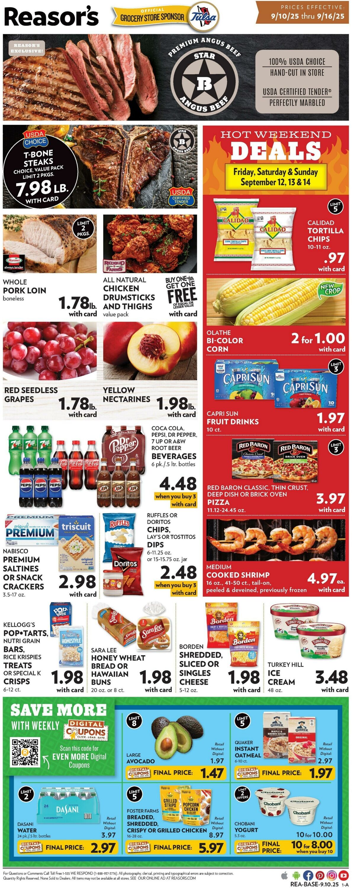 Weekly ad Reasor's 09/10/2025 - 09/16/2025