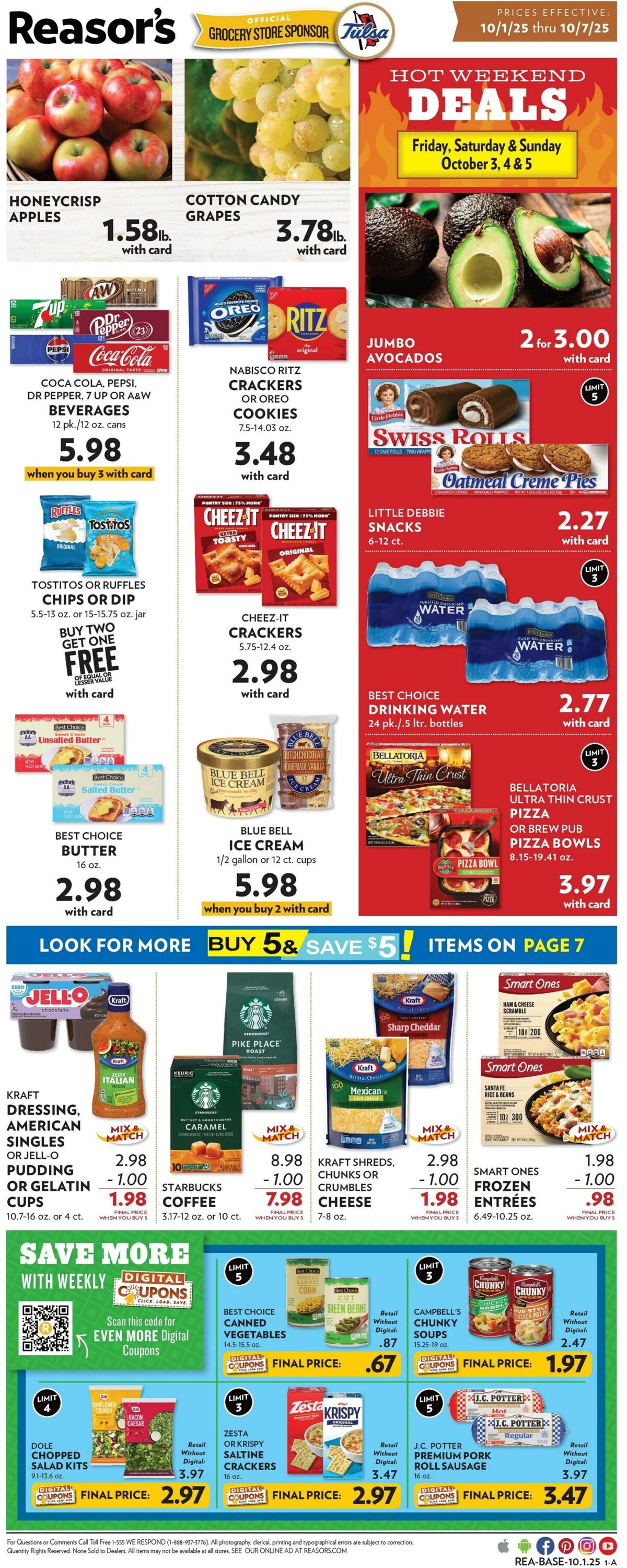 Weekly ad Reasor's 10/01/2025 - 10/07/2025