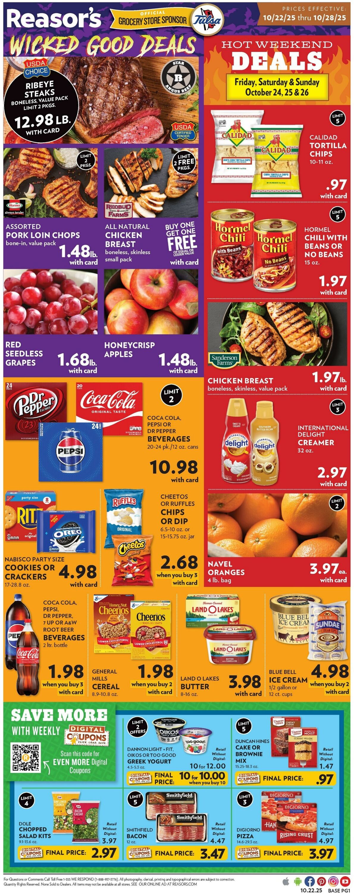 Weekly ad Reasor's 10/22/2025 - 10/28/2025
