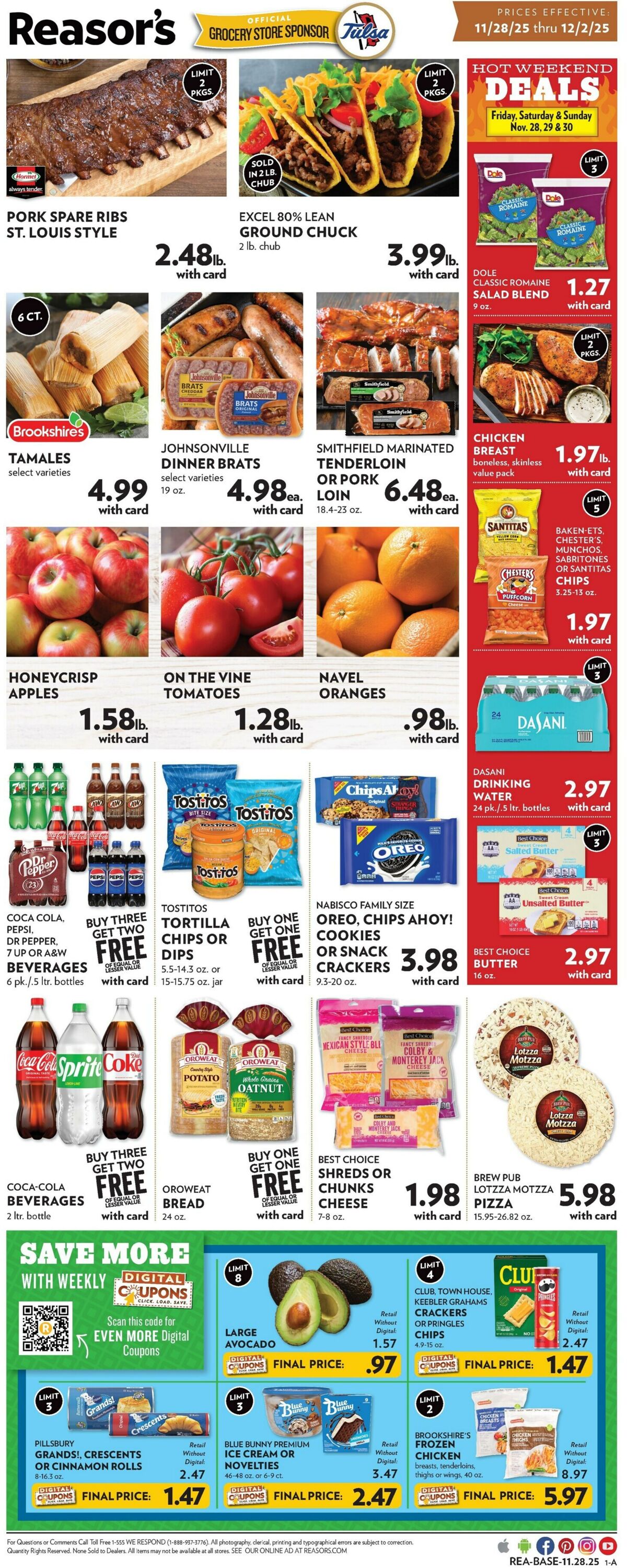Weekly ad Reasor's 11/28/2025 - 12/02/2025