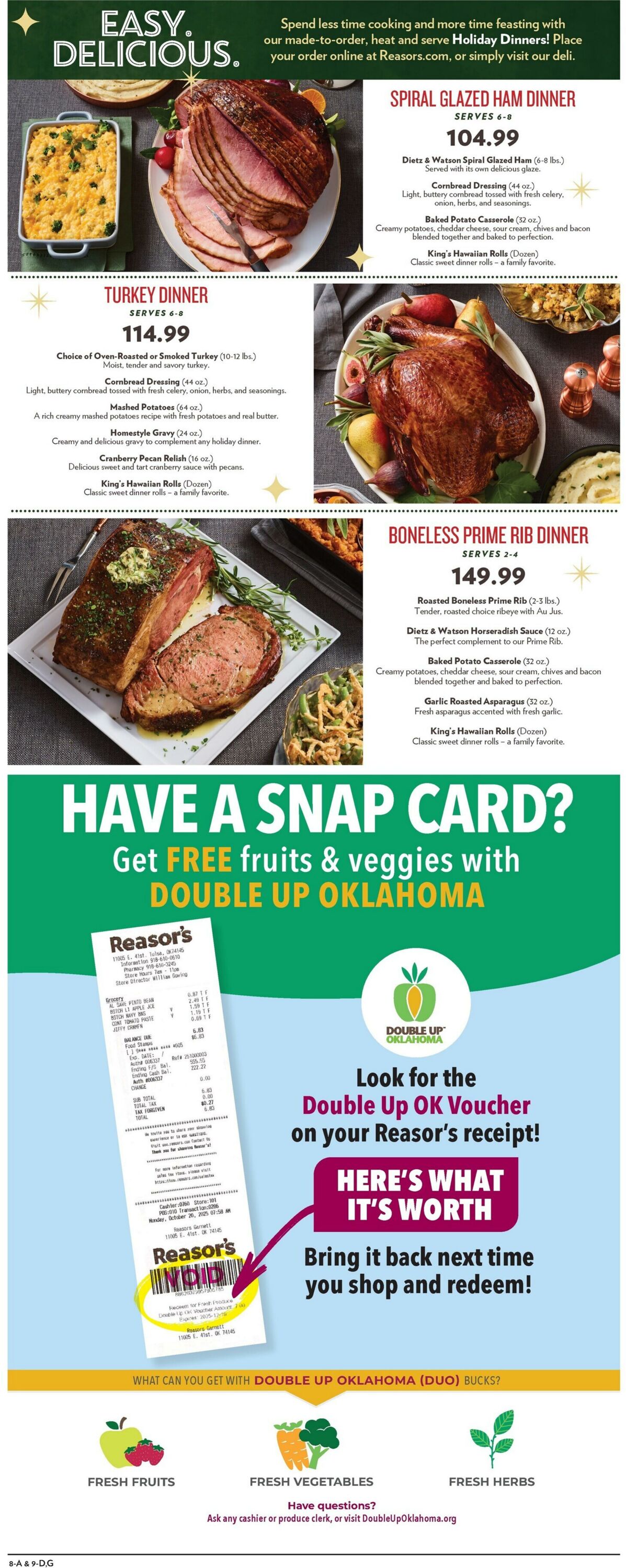 Weekly ad Reasor's 12/03/2025 - 12/09/2025