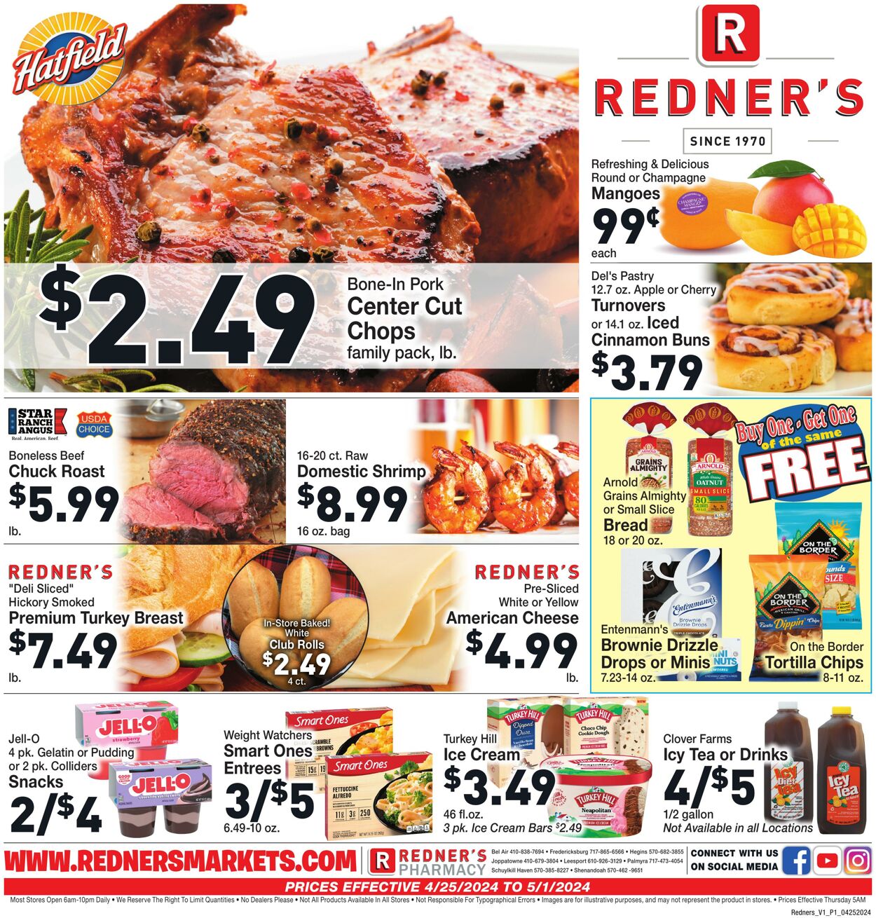 Weekly ad Redner's Markets 04/25/2024 - 05/01/2024