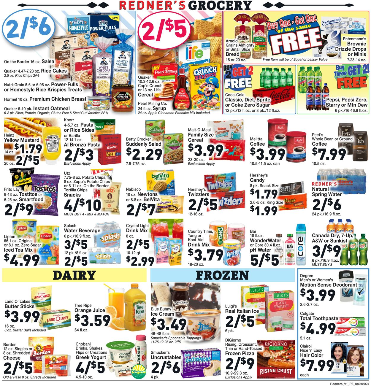 Weekly ad Redner's Markets 08/01/2024 - 08/07/2024