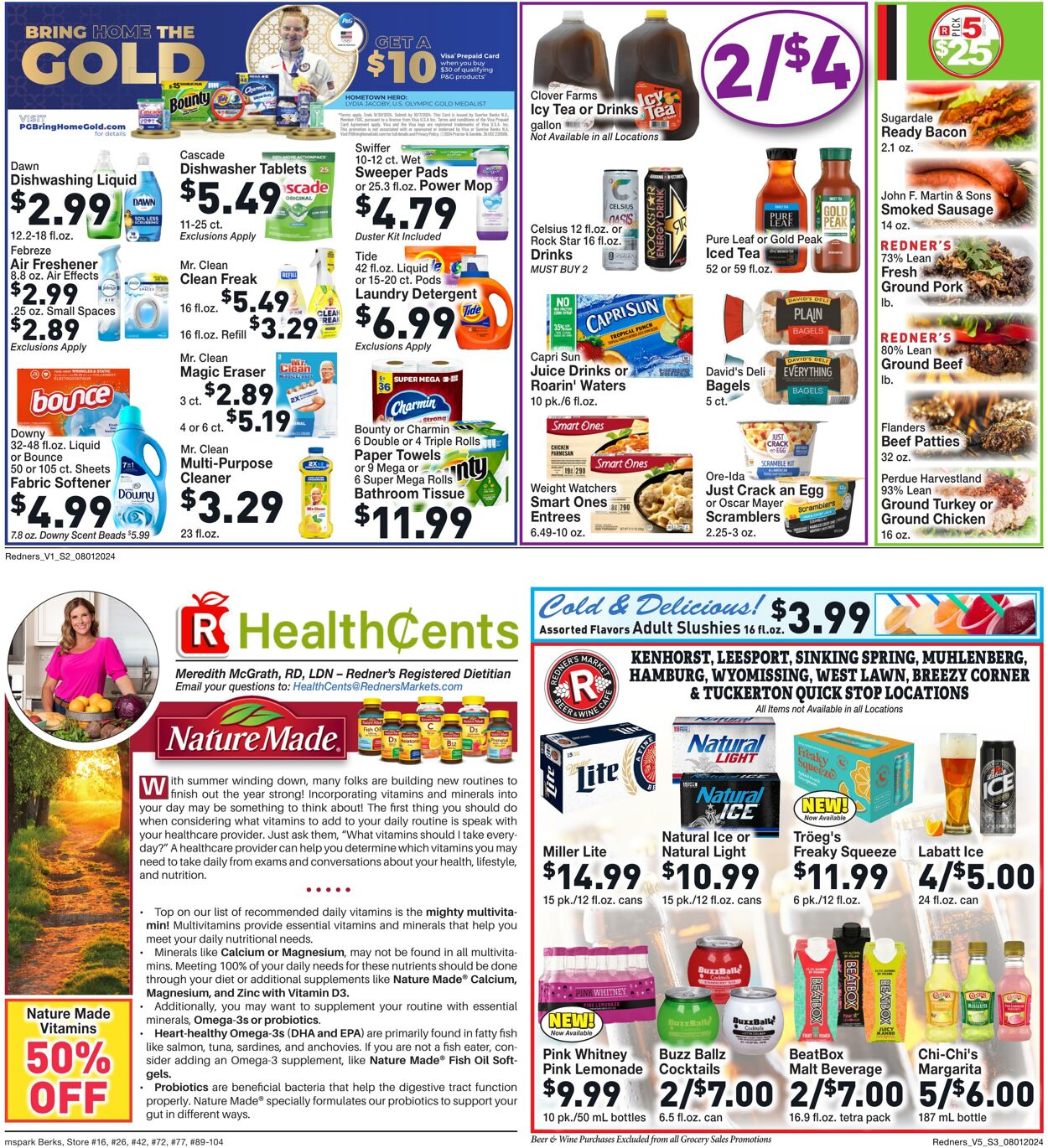 Weekly ad Redner's Markets 08/01/2024 - 08/07/2024