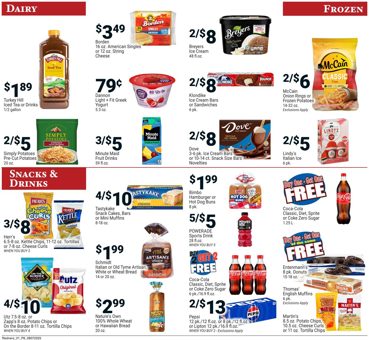 Weekly ad Redner's Markets 08/07/2025 - 08/13/2025