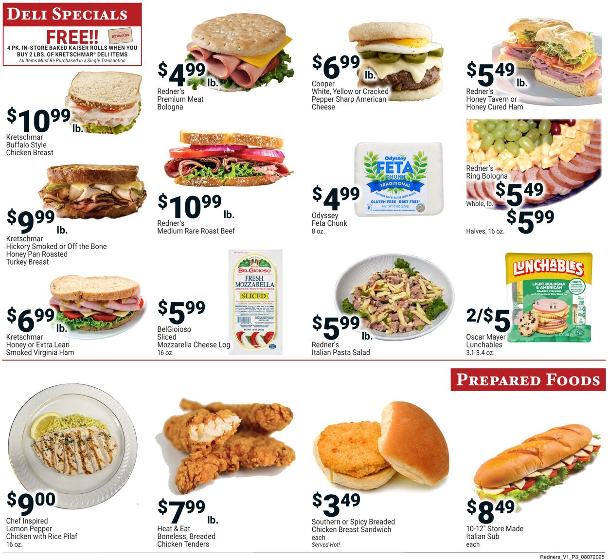 Weekly ad Redner's Markets 08/07/2025 - 08/13/2025