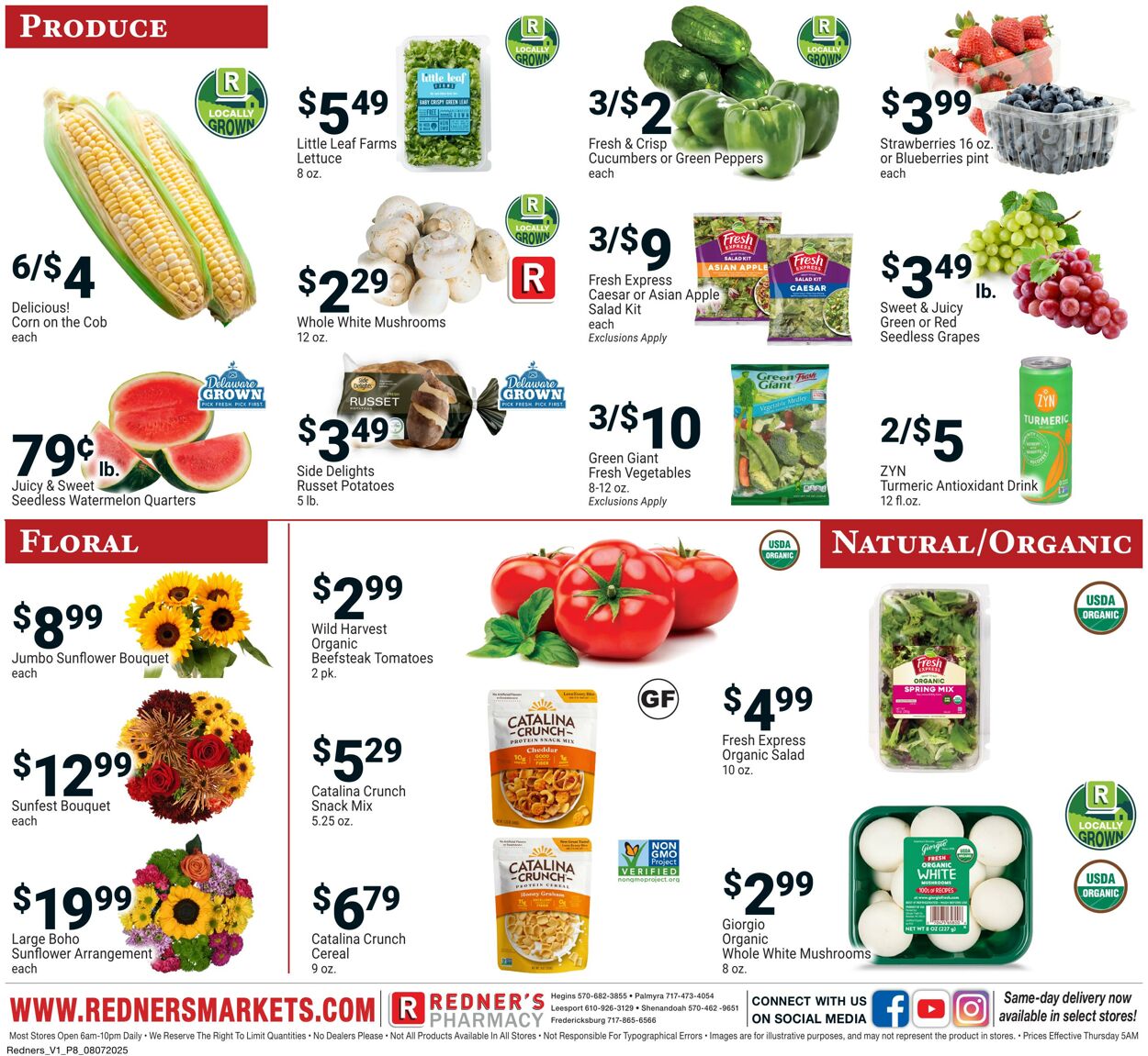 Weekly ad Redner's Markets 08/07/2025 - 08/13/2025