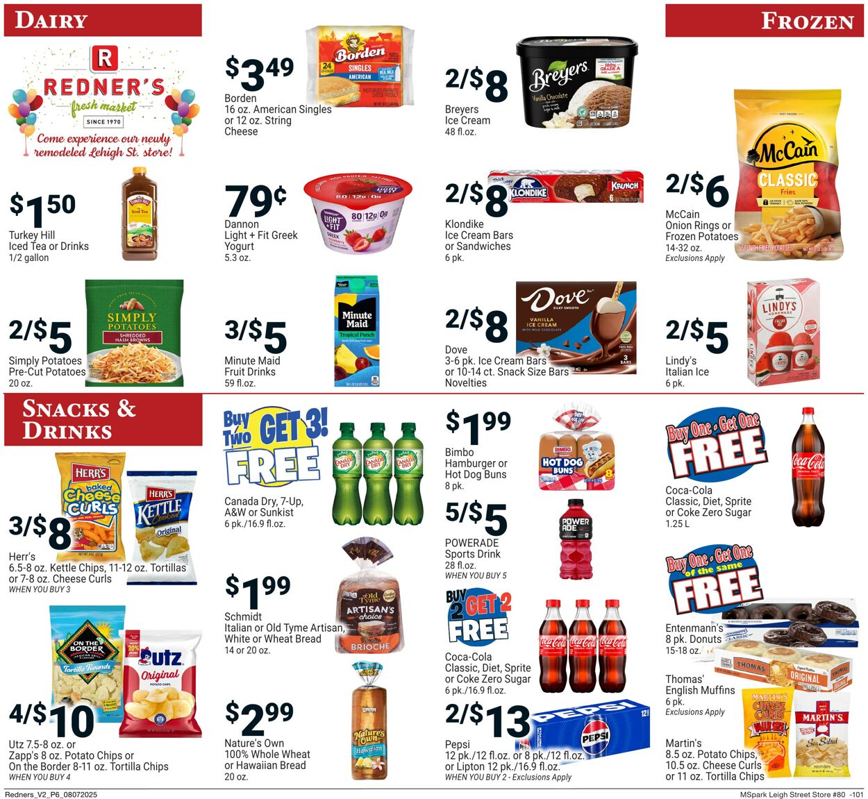Weekly ad Redner's Markets 08/07/2025 - 08/13/2025