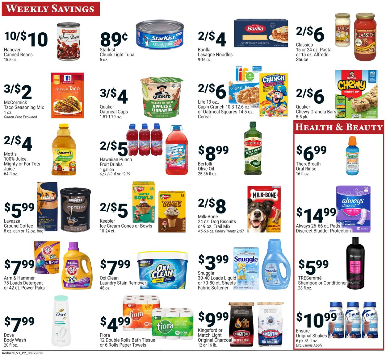 Weekly ad Redner's Markets 08/07/2025 - 08/13/2025