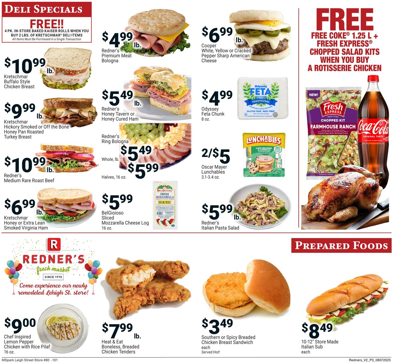 Weekly ad Redner's Markets 08/07/2025 - 08/13/2025