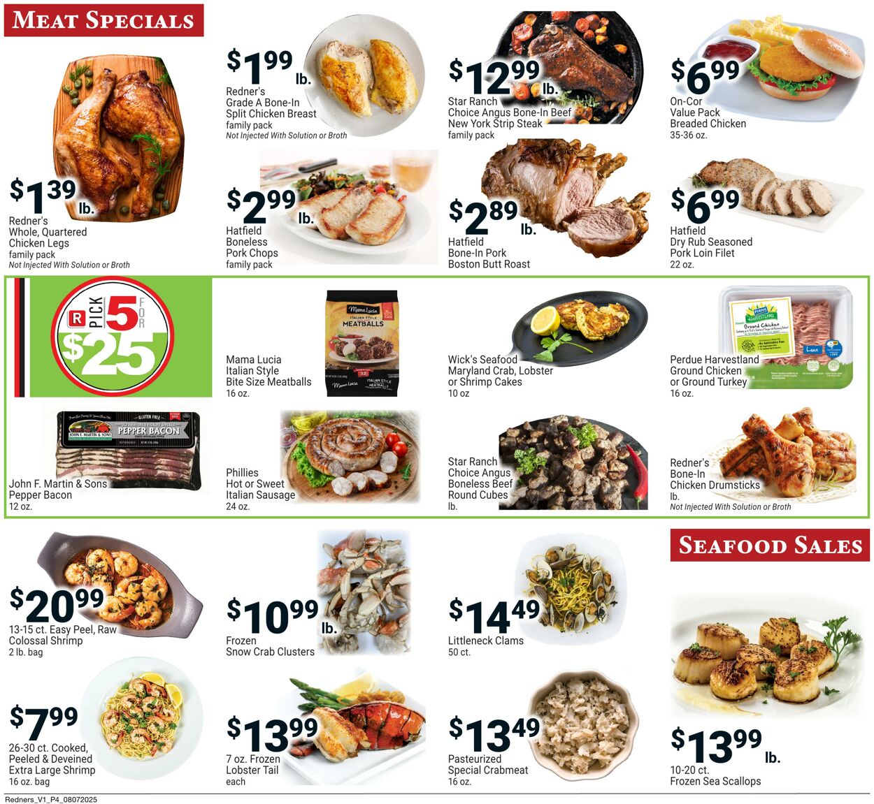 Weekly ad Redner's Markets 08/07/2025 - 08/13/2025