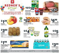 Weekly ad Redner's Markets 08/07/2025 - 08/13/2025