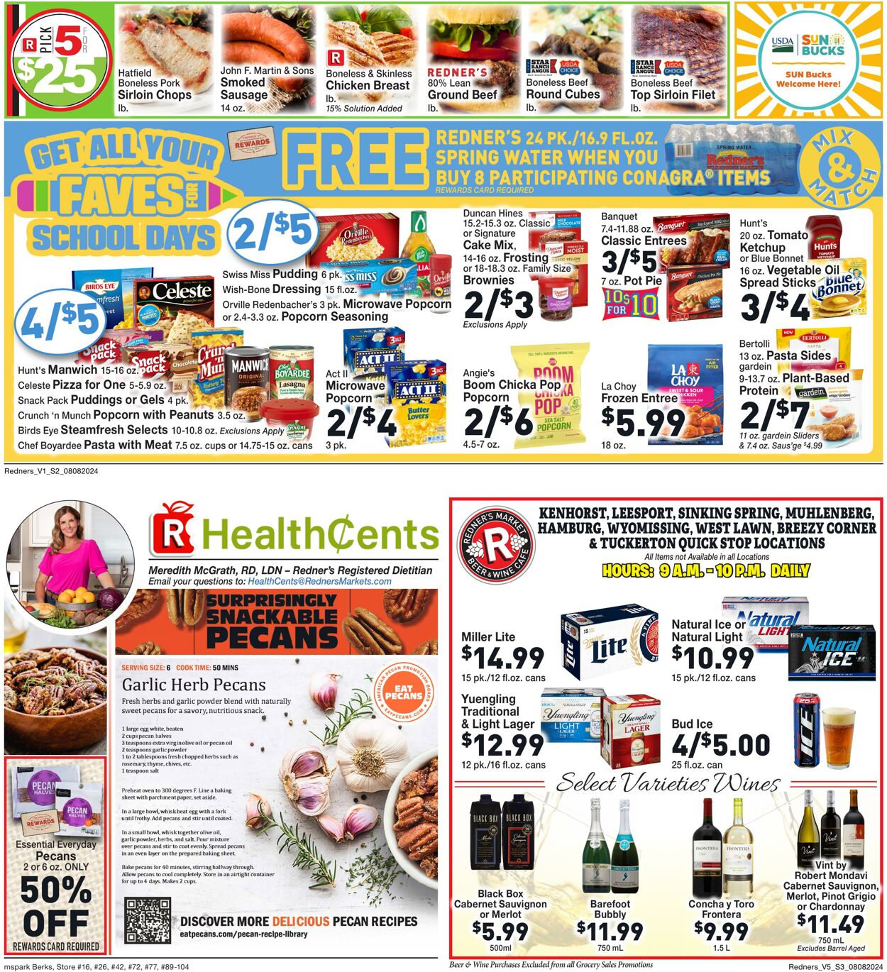 Weekly ad Redner's Markets 08/08/2024 - 08/14/2024