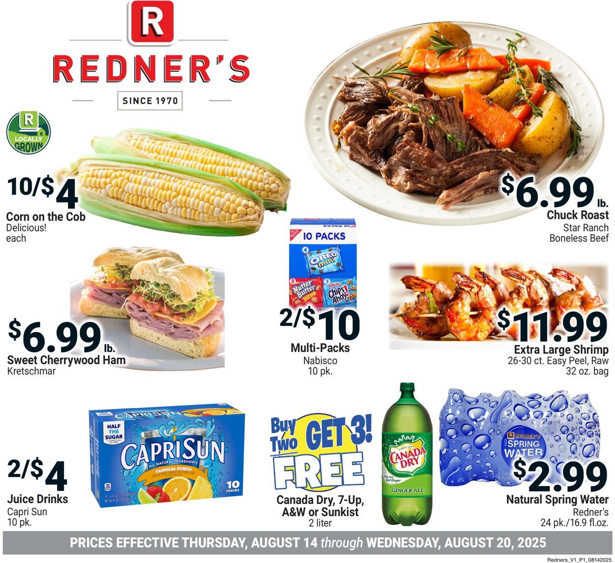Weekly ad Redner's Markets 08/14/2025 - 08/20/2025