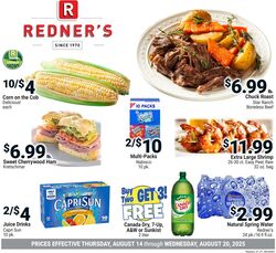 Weekly ad Redner's Markets 08/14/2025 - 08/20/2025