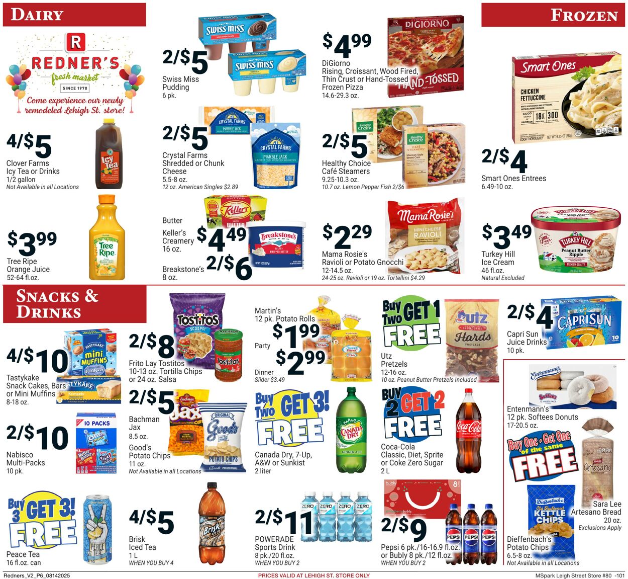 Weekly ad Redner's Markets 08/14/2025 - 08/20/2025