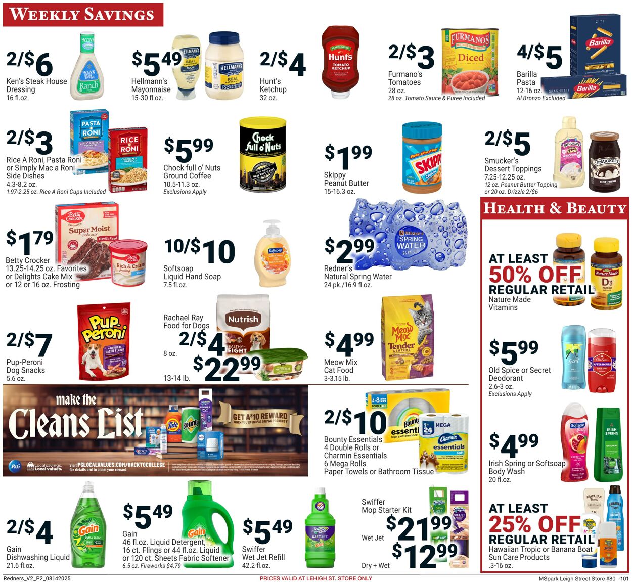 Weekly ad Redner's Markets 08/14/2025 - 08/20/2025
