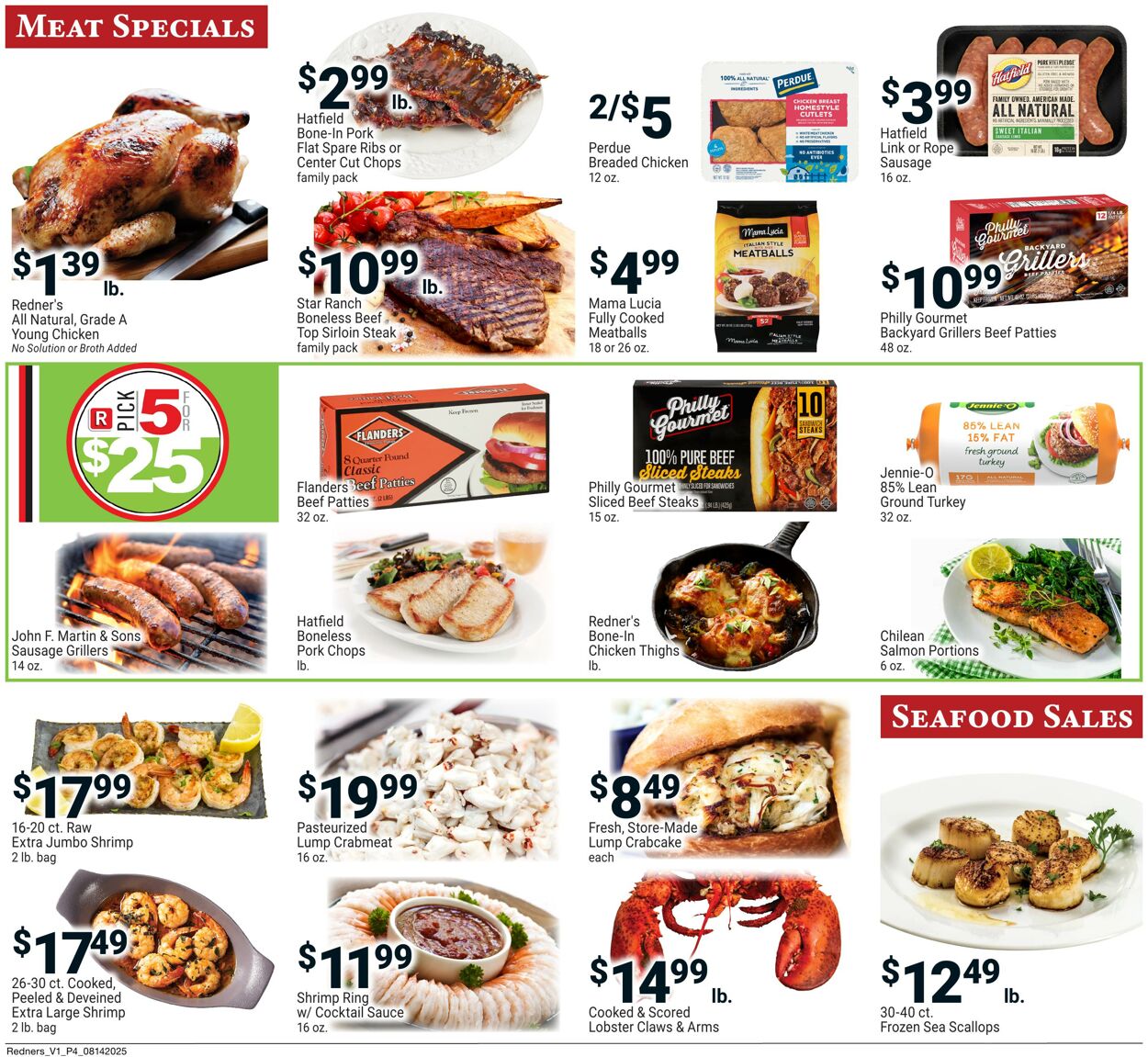 Weekly ad Redner's Markets 08/14/2025 - 08/20/2025