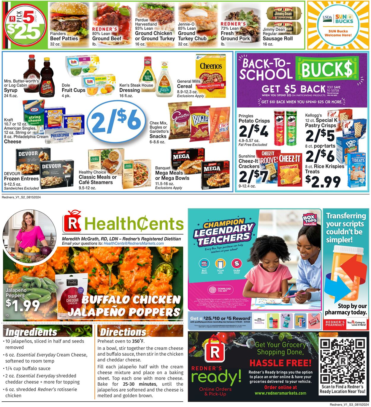 Weekly ad Redner's Markets 08/15/2024 - 08/21/2024