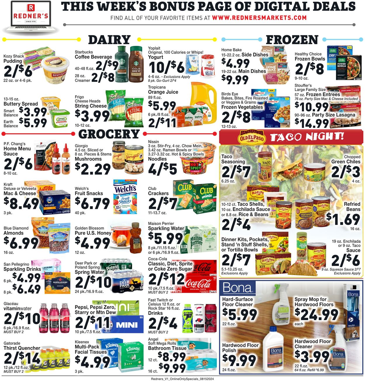 Weekly ad Redner's Markets 08/15/2024 - 08/21/2024