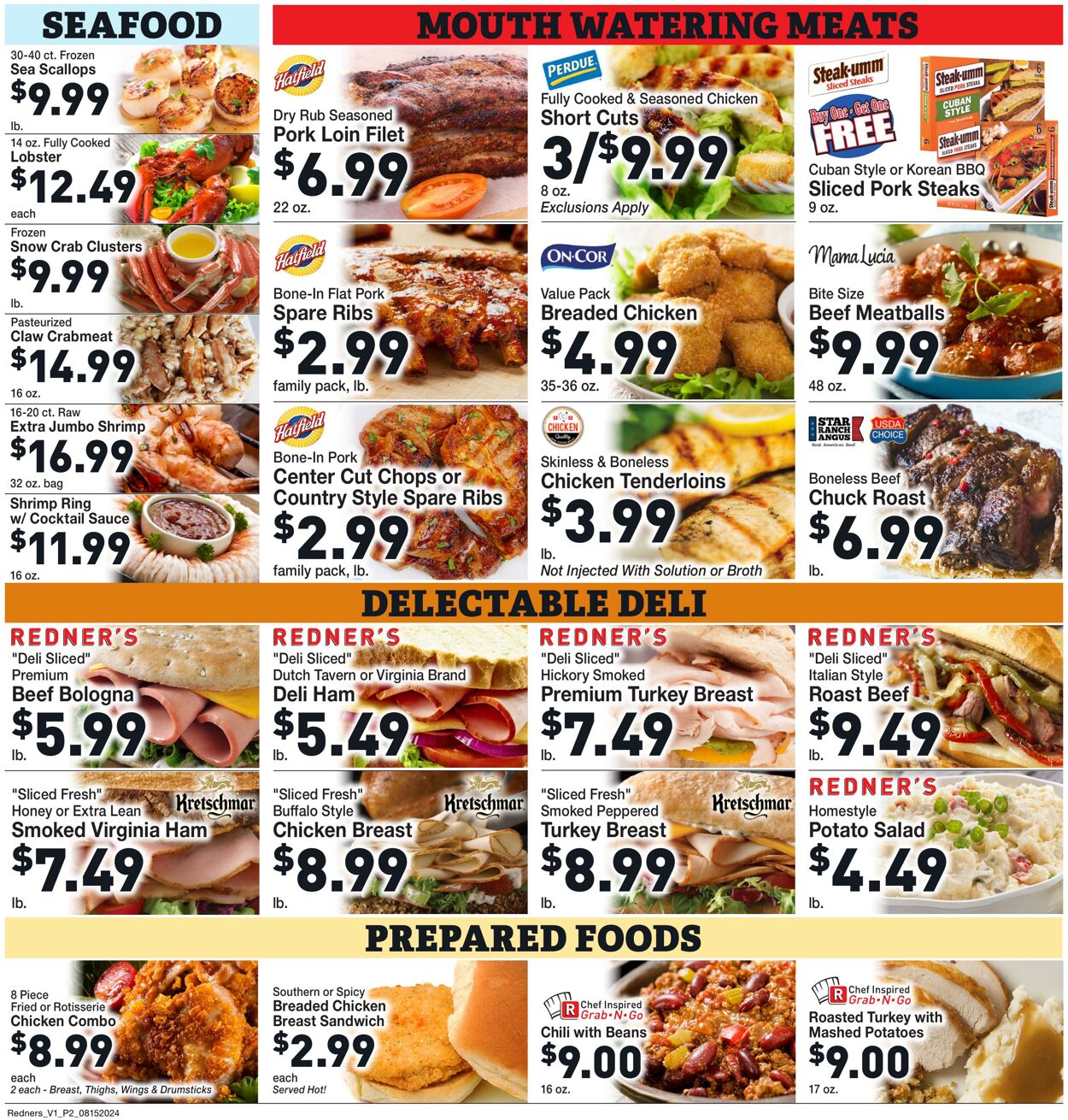 Weekly ad Redner's Markets 08/15/2024 - 08/21/2024