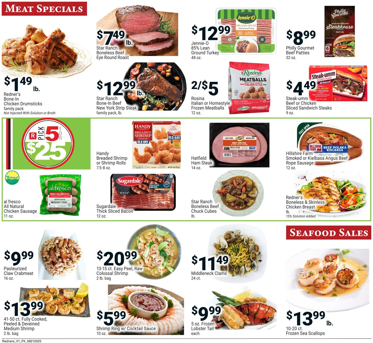 Weekly ad Redner's Markets 08/21/2025 - 08/27/2025