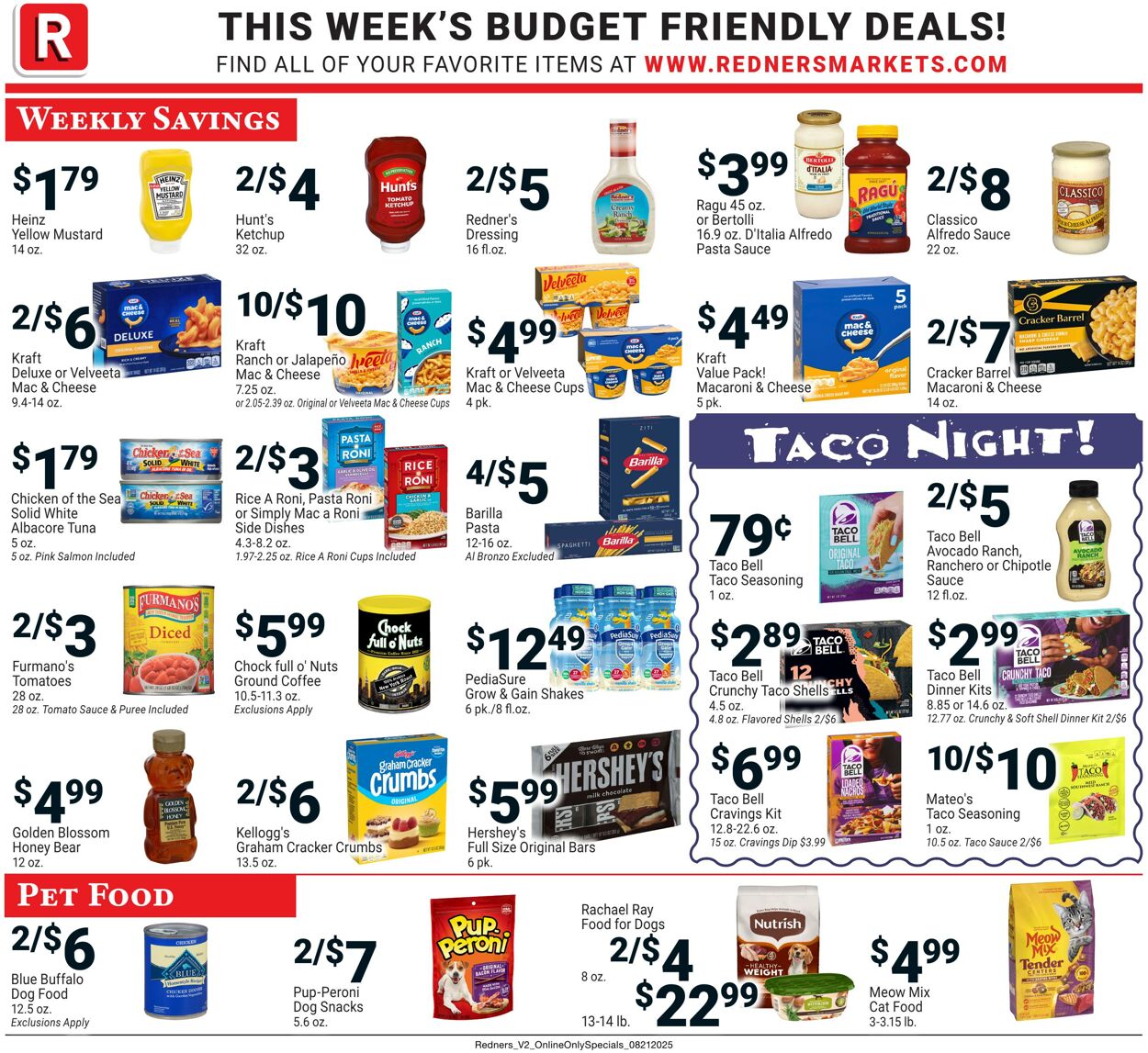 Weekly ad Redner's Markets 08/21/2025 - 08/27/2025