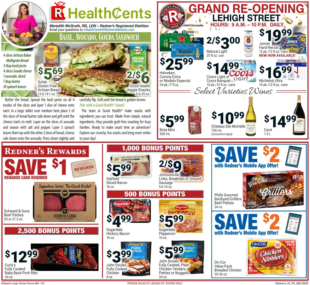 Weekly ad Redner's Markets 08/21/2025 - 08/27/2025