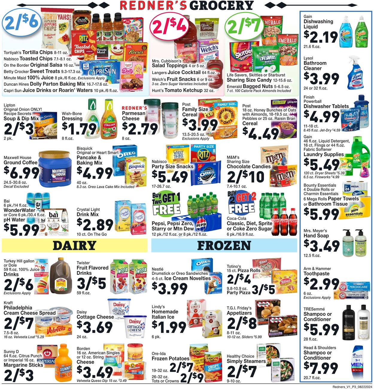 Weekly ad Redner's Markets 08/22/2024 - 08/28/2024