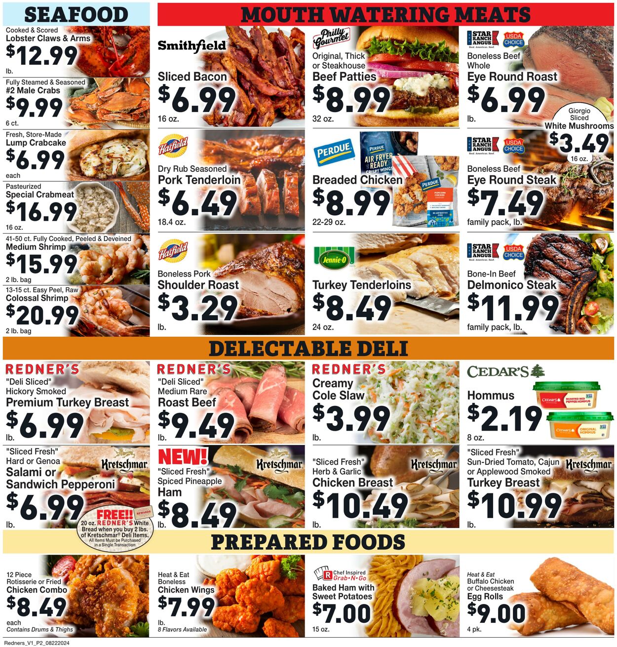 Weekly ad Redner's Markets 08/22/2024 - 08/28/2024