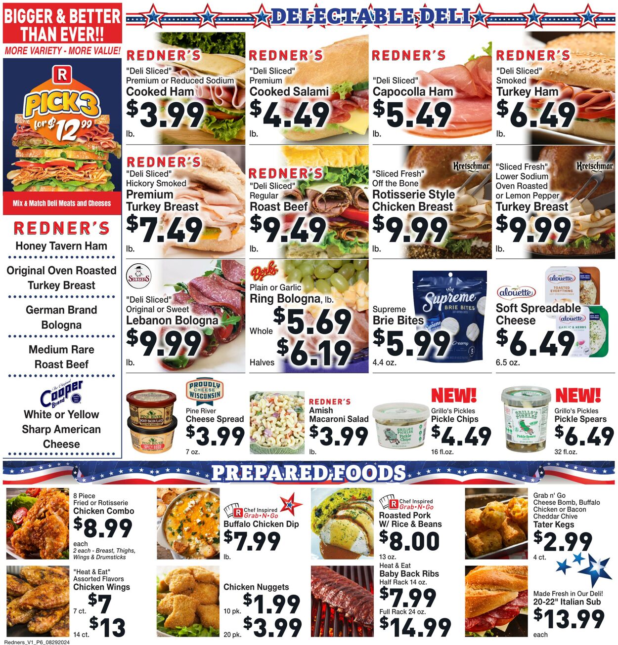 Weekly ad Redner's Markets 08/29/2024 - 09/04/2024