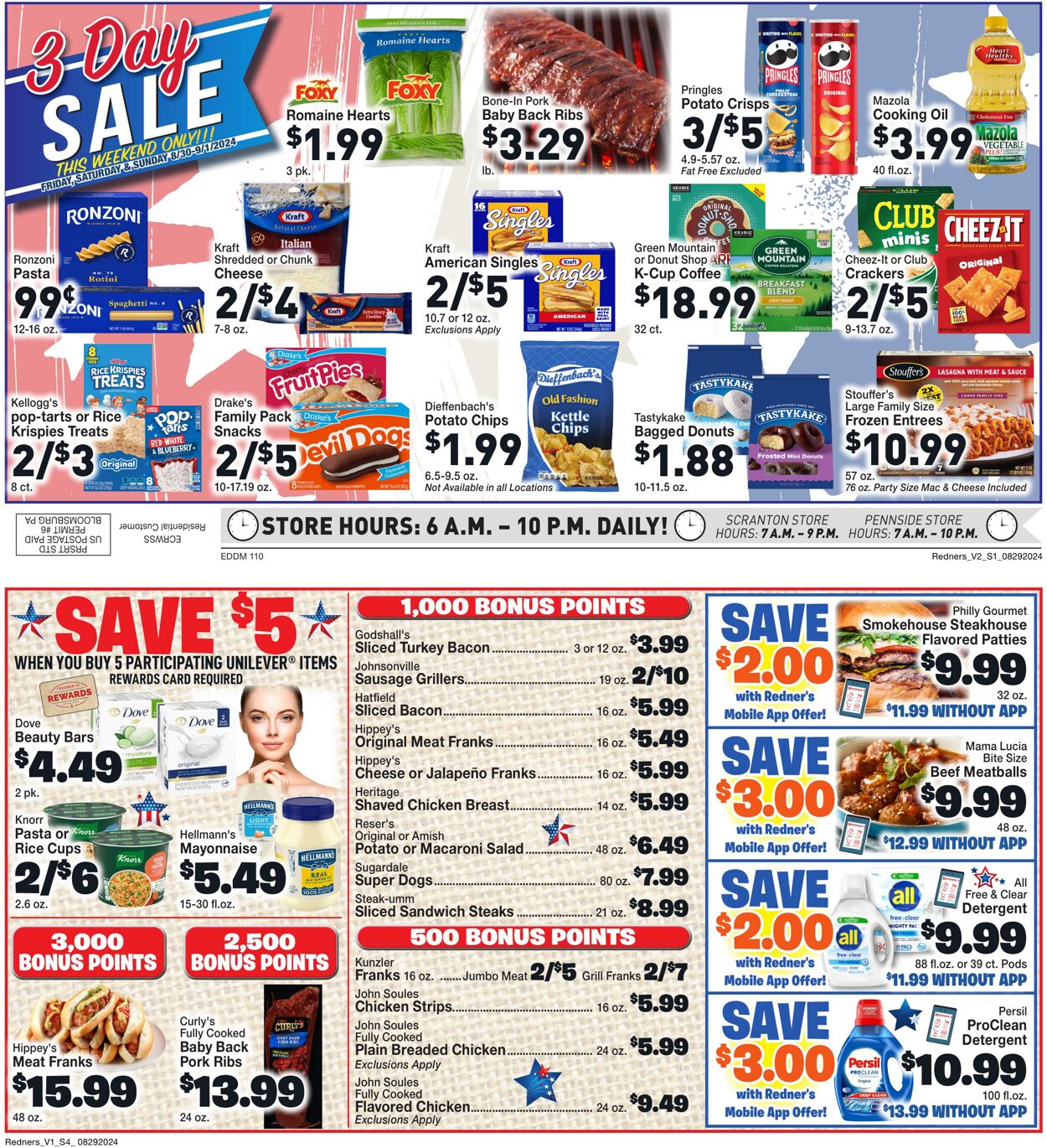 Weekly ad Redner's Markets 08/29/2024 - 09/04/2024