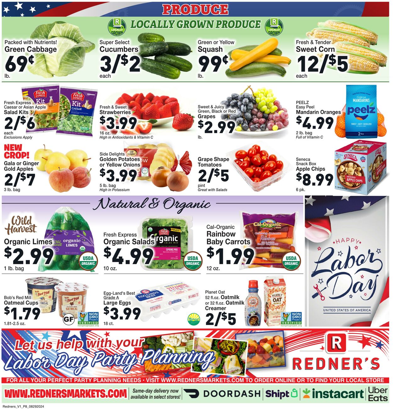 Weekly ad Redner's Markets 08/29/2024 - 09/04/2024