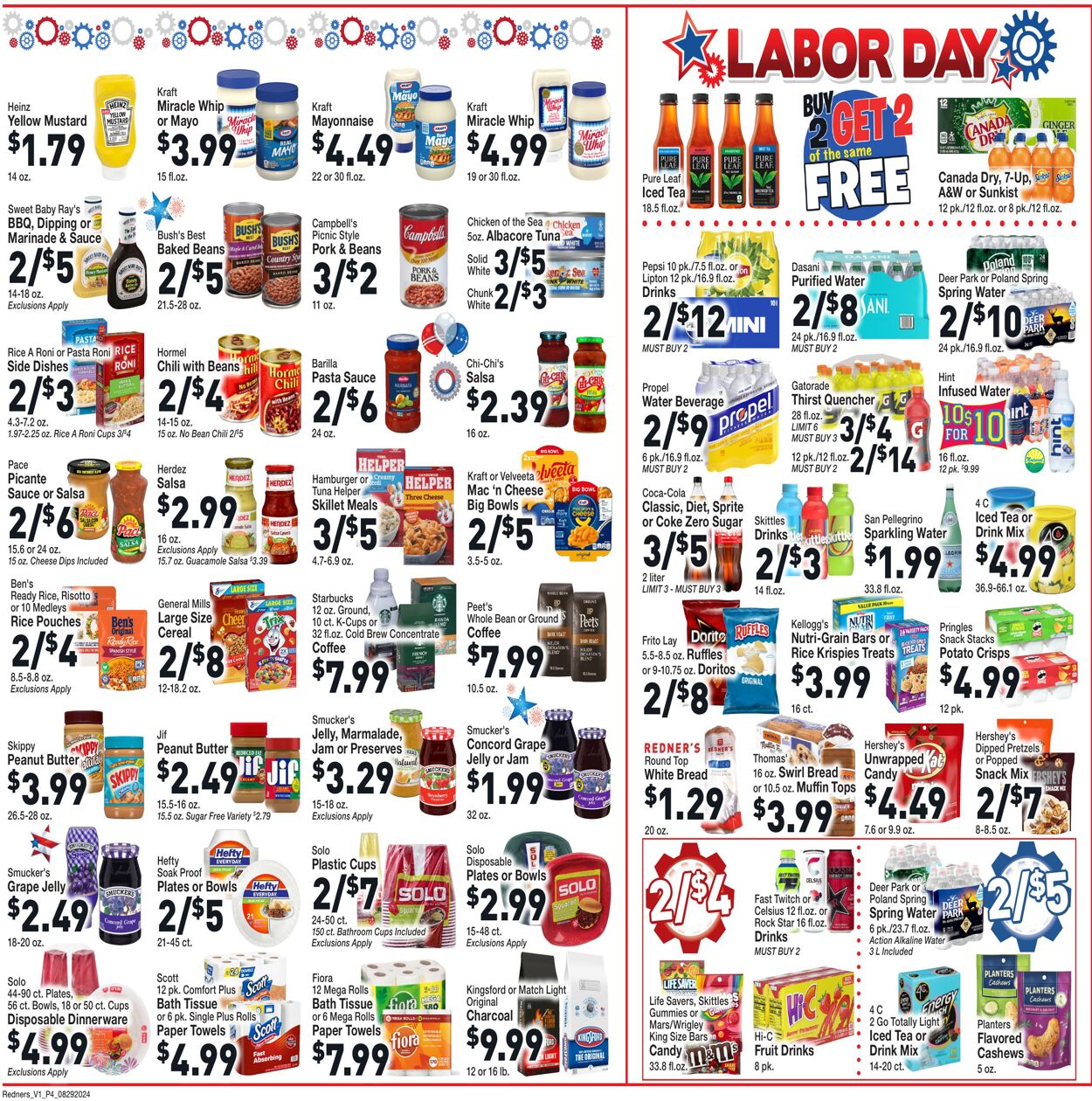 Weekly ad Redner's Markets 08/29/2024 - 09/04/2024