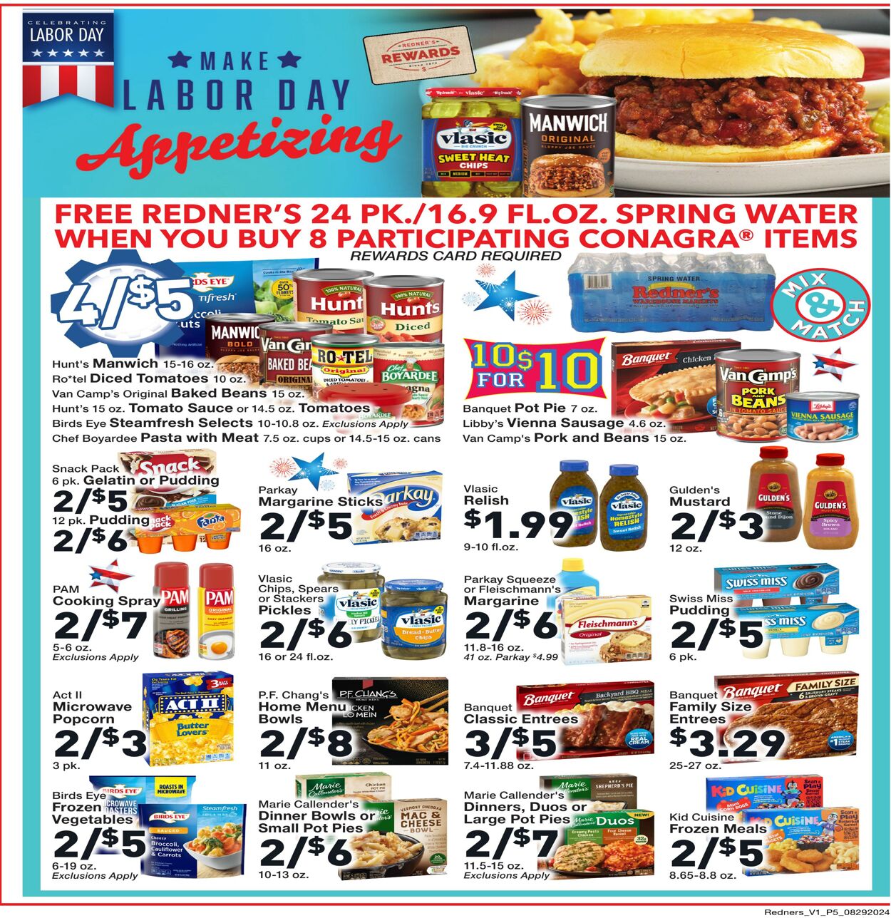 Weekly ad Redner's Markets 08/29/2024 - 09/04/2024