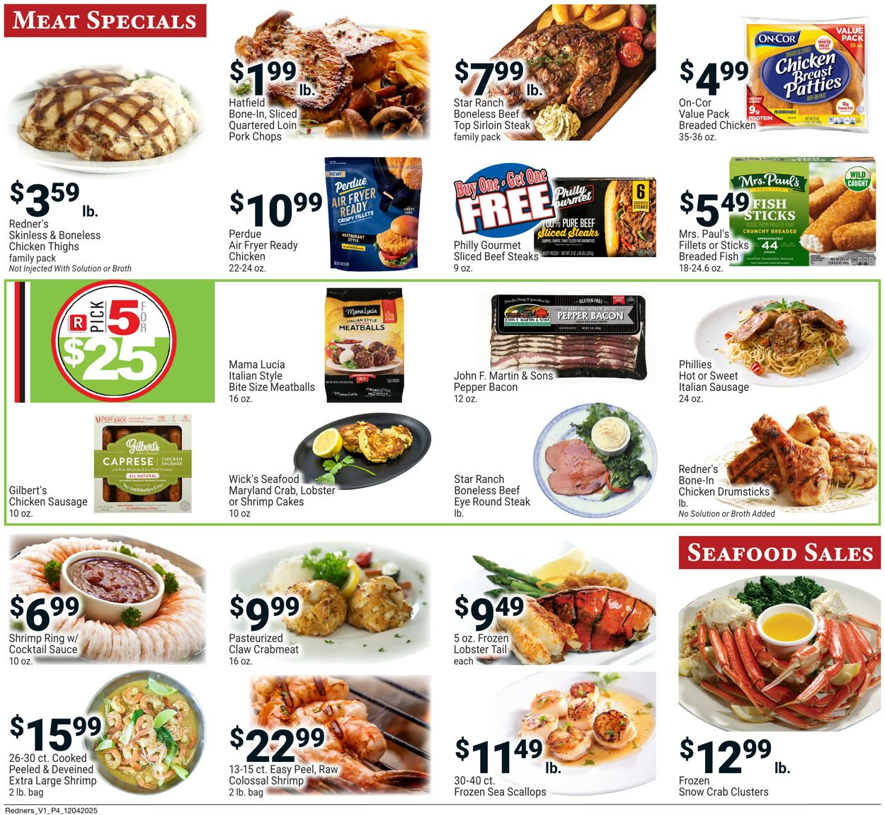Weekly ad Redner's Markets 12/04/2025 - 12/10/2025