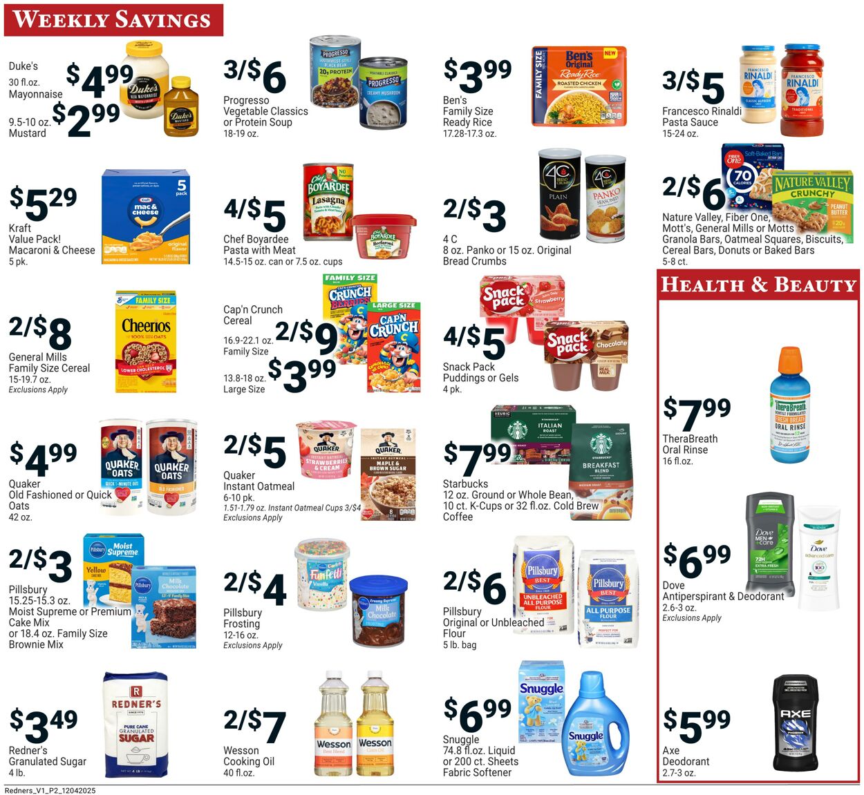 Weekly ad Redner's Markets 12/04/2025 - 12/10/2025