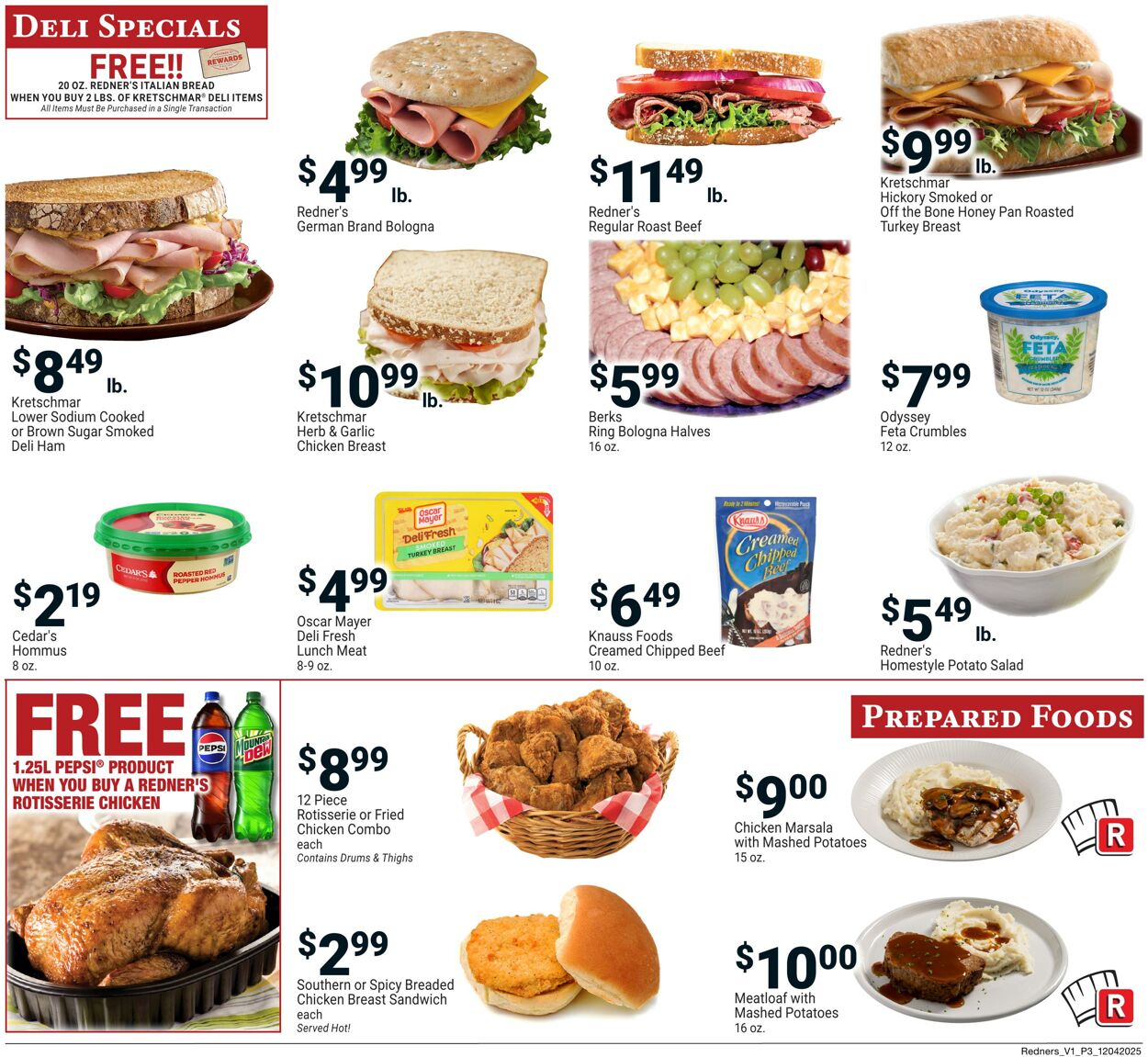 Weekly ad Redner's Markets 12/04/2025 - 12/10/2025