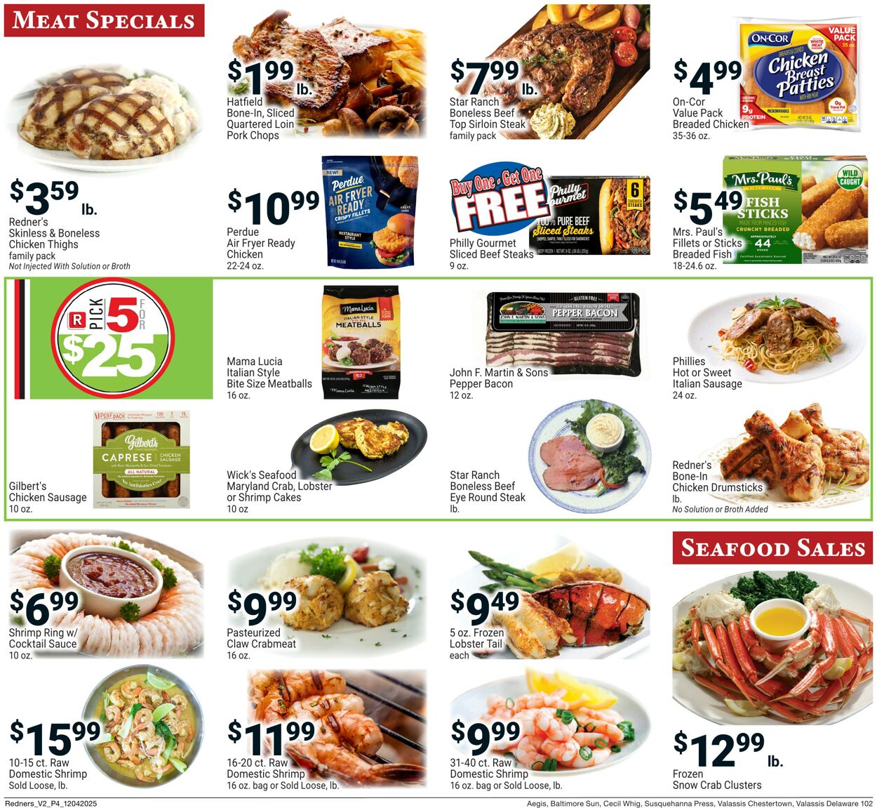 Weekly ad Redner's Markets 12/04/2025 - 12/10/2025